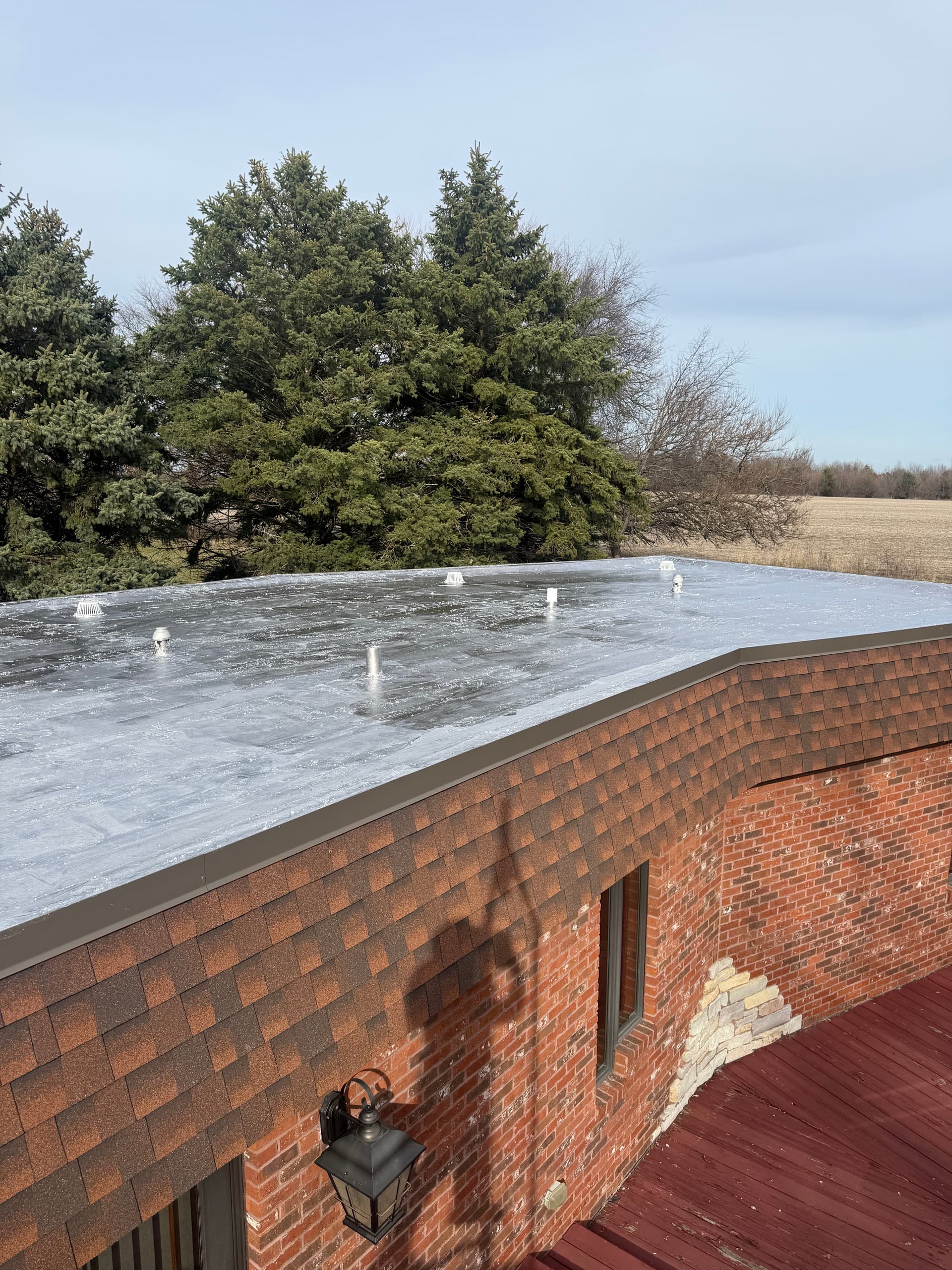 Gallery photos for Residential Flat Roof Update Seals and Skylight Protection: Image #1