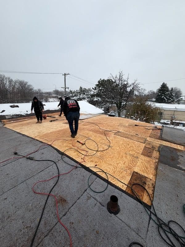 Gallery photos for Flat Roof Transformation for Enhanced Durability in Winter: Image #2