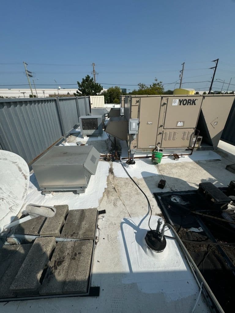 TPO Roof Maintenance at BP Gas Station