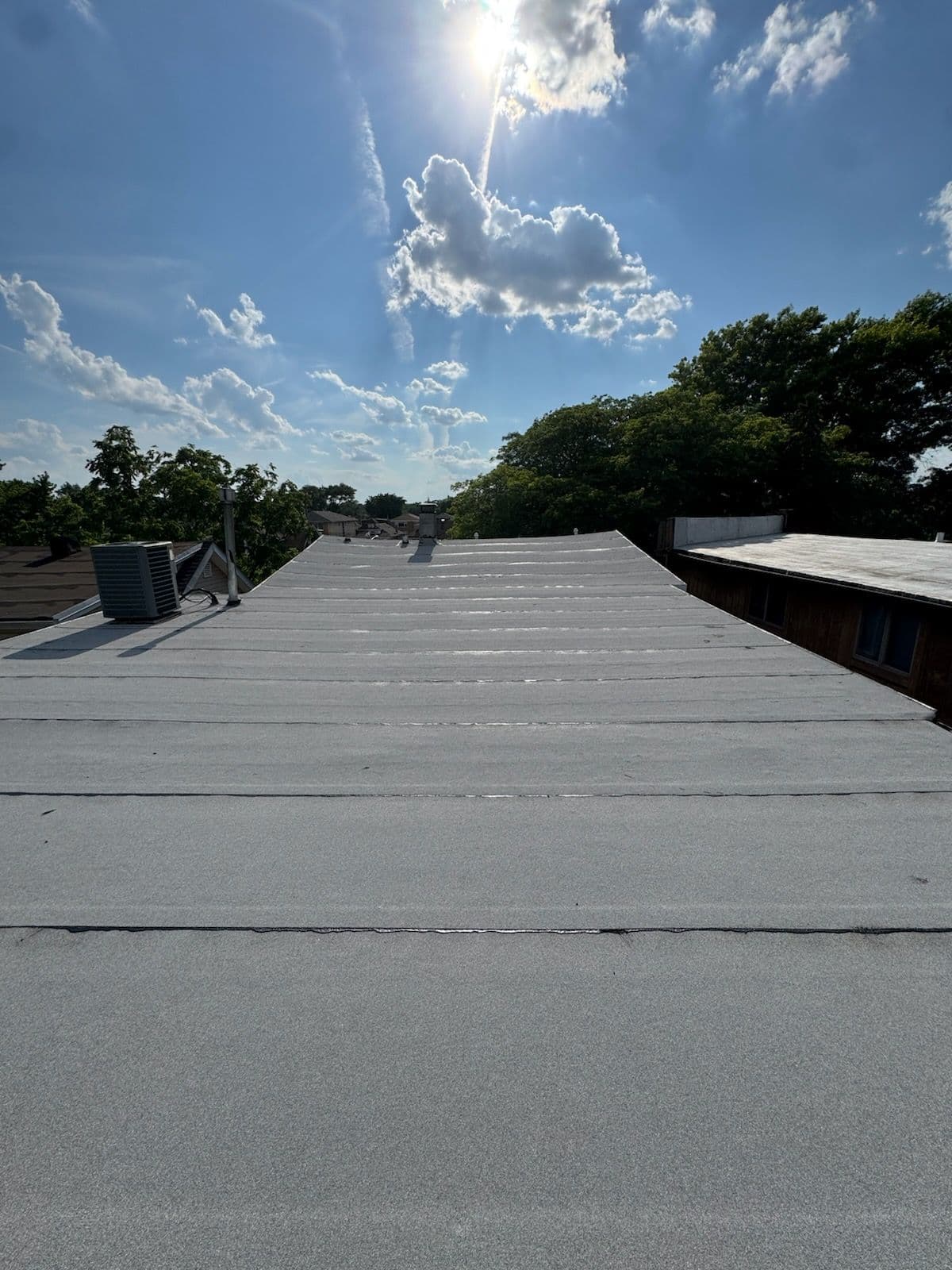 Flat Roof Installation in Sunny Elmwood Park image