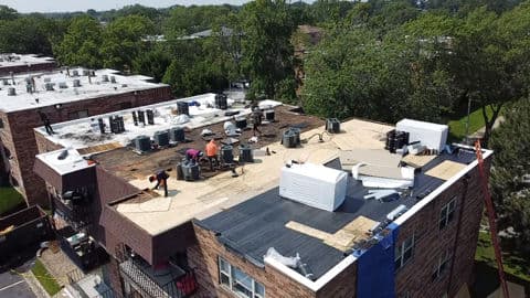 Transformative Flat Roof Installation in Tinley Park image